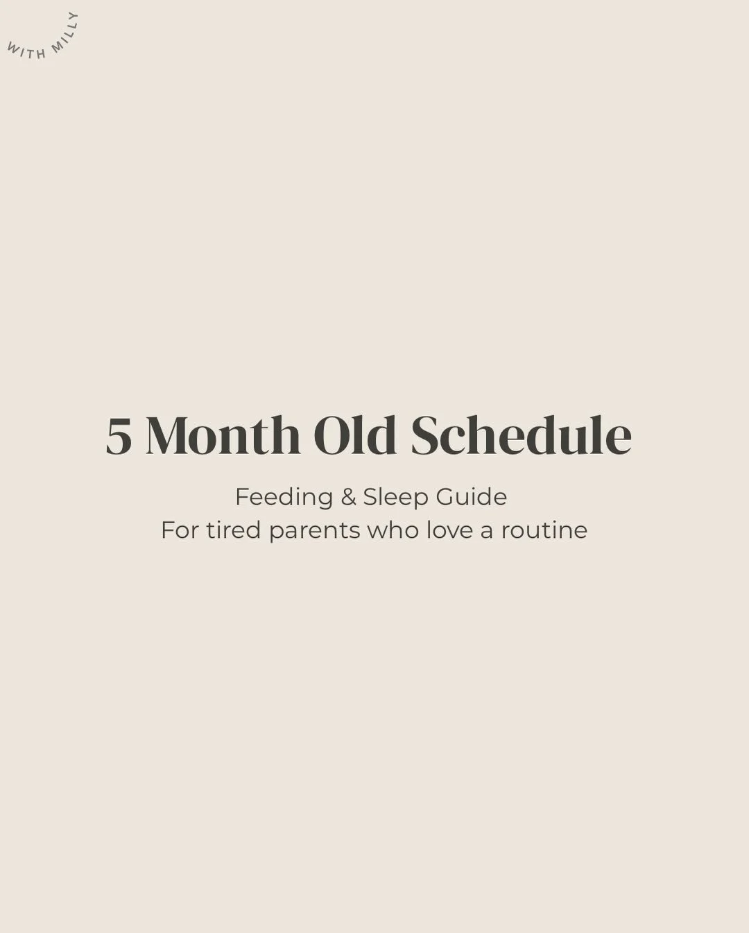 5 month olds are right in that &ldquo;things are changing but nothing feels predictable&rdquo; stage 

Longer awake windows, fewer naps, feeding spacing out and sometimes solids entering the picture too.

Here&rsquo;s a simple example of how feeding 