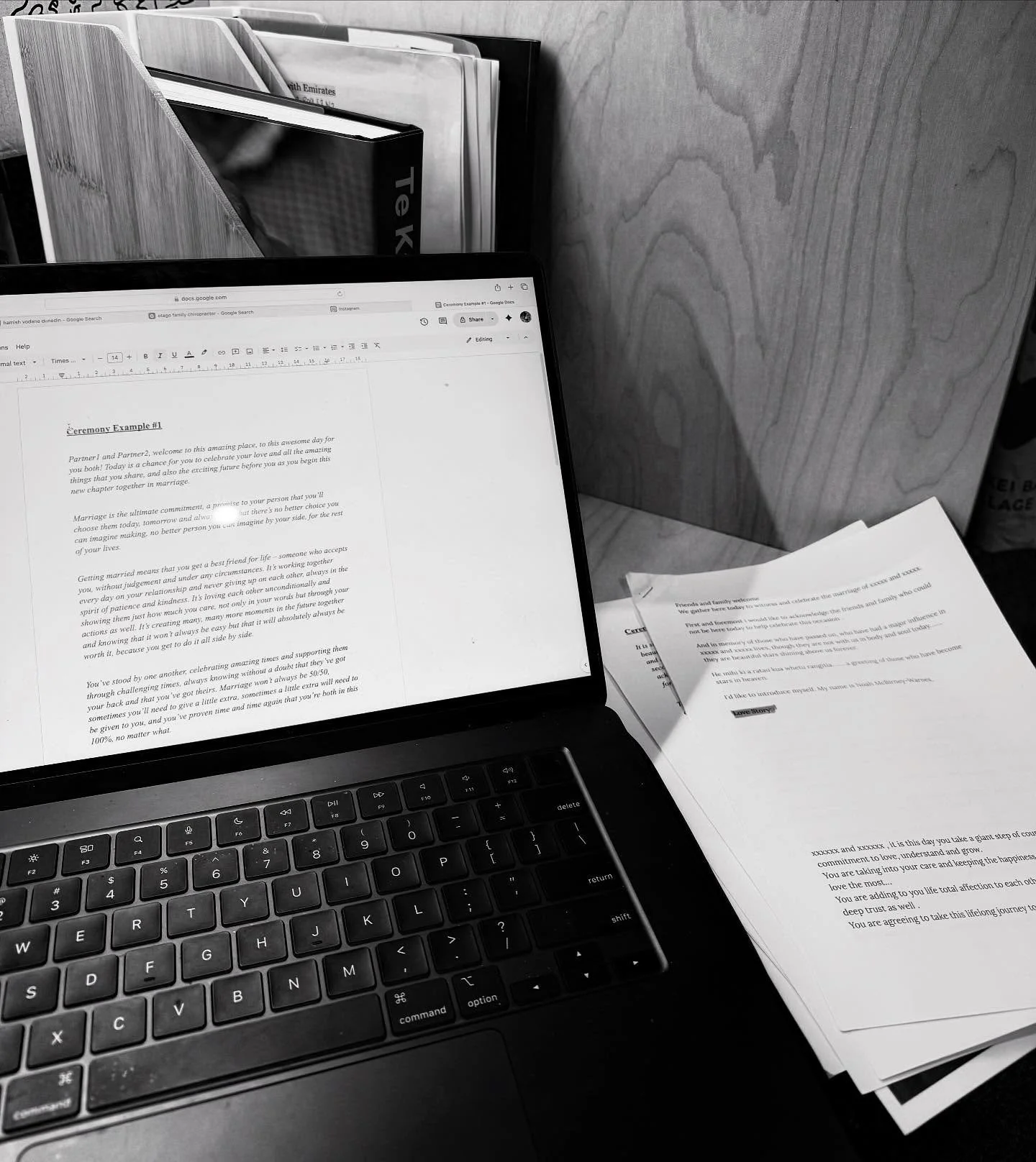 Writing for two people who are saying yes on
September 11. 💍📅

They want it real, a little playful, deeply personal - so that&rsquo;s what l&rsquo;m giving them. 🤍✨

The quiet work before the moment. ☕️

#wedding #weddingcelebrant #septemberweddin