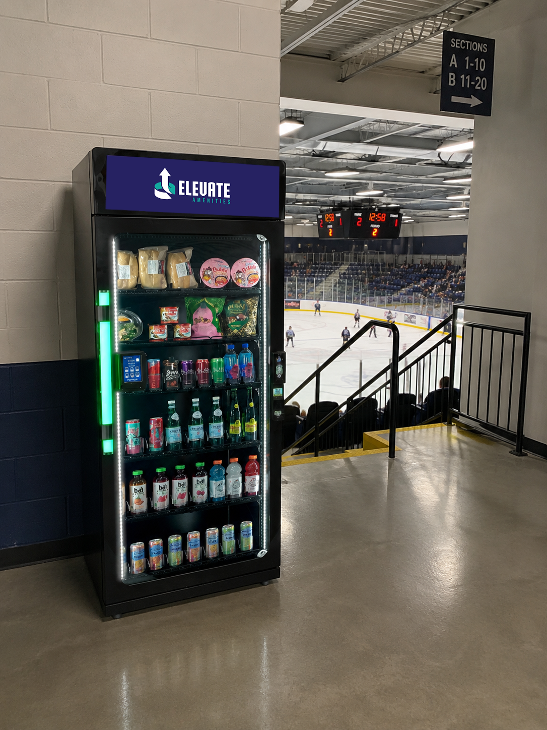 Smart machine at Ice Rink