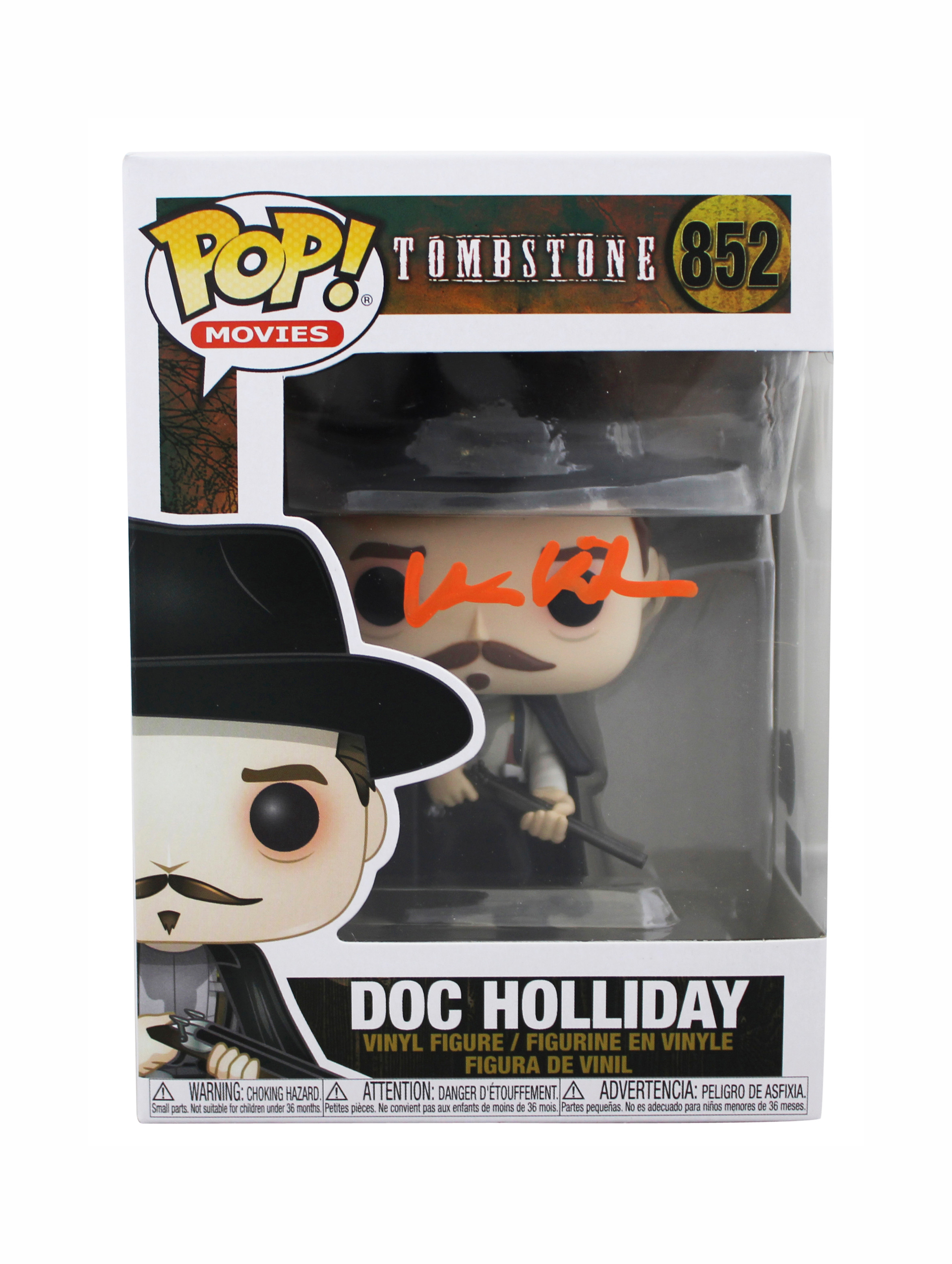 Val Kilmer Tombstone Signed Doc Holliday #852 Funko Pop Figure