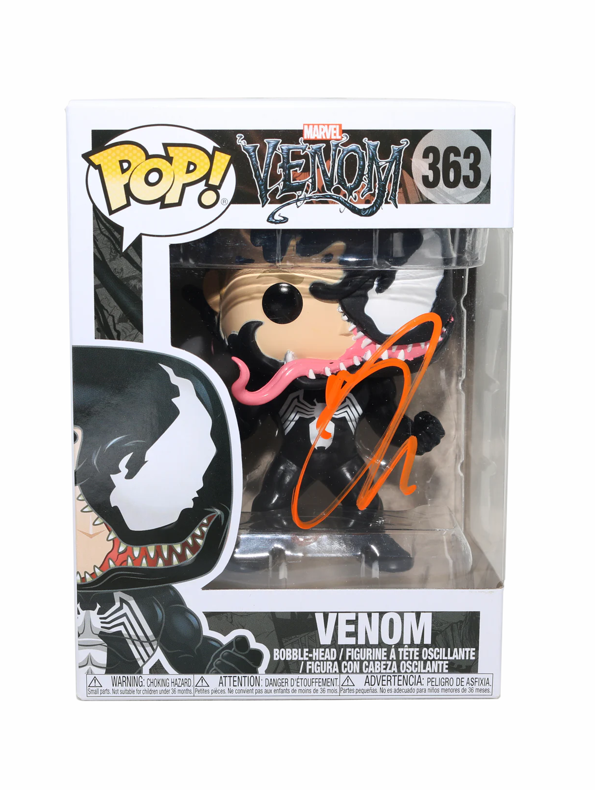 Tom Hardy Signed Venom #363 Funko Pop Figure