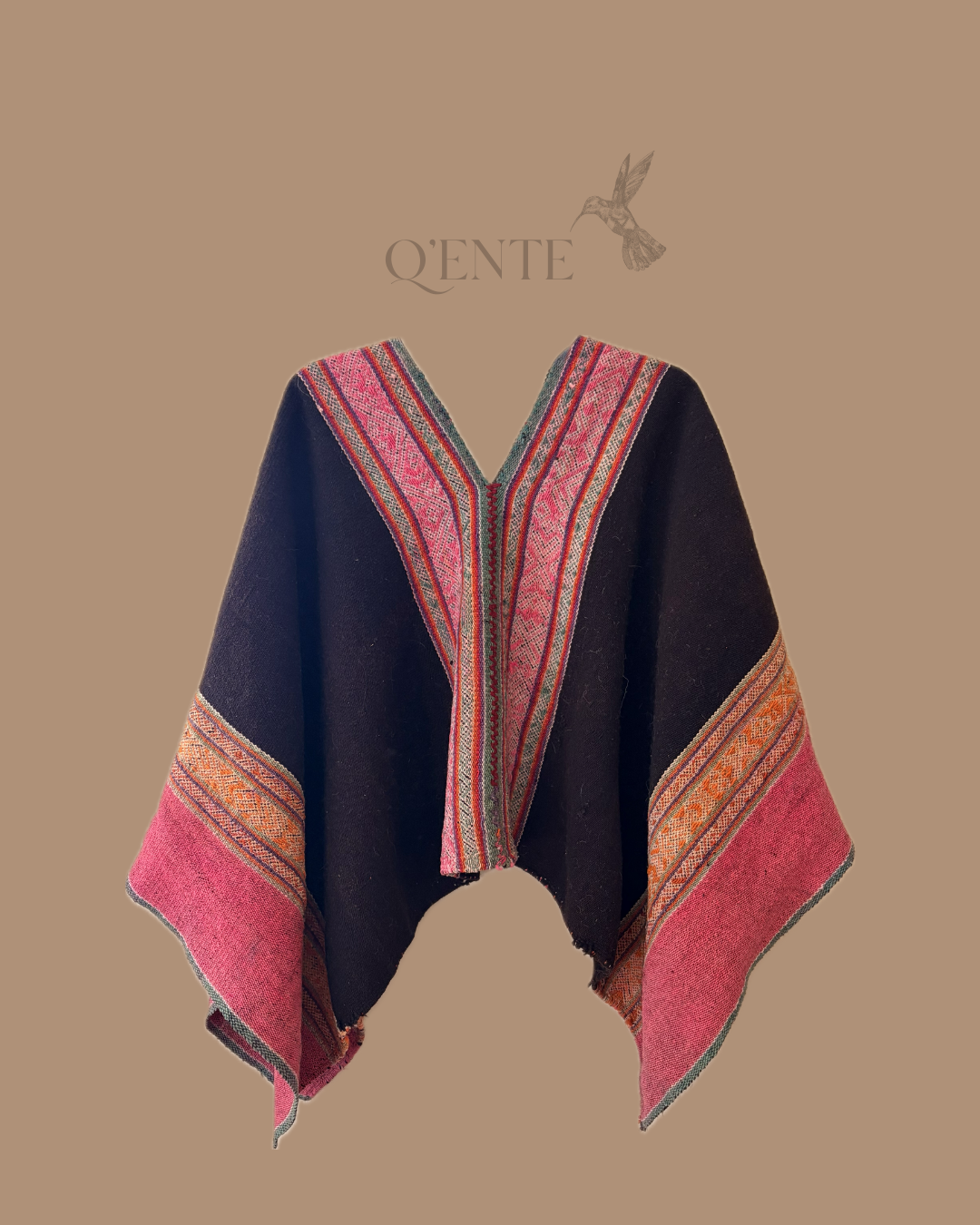 Vintage Poncho ~ Tikacha