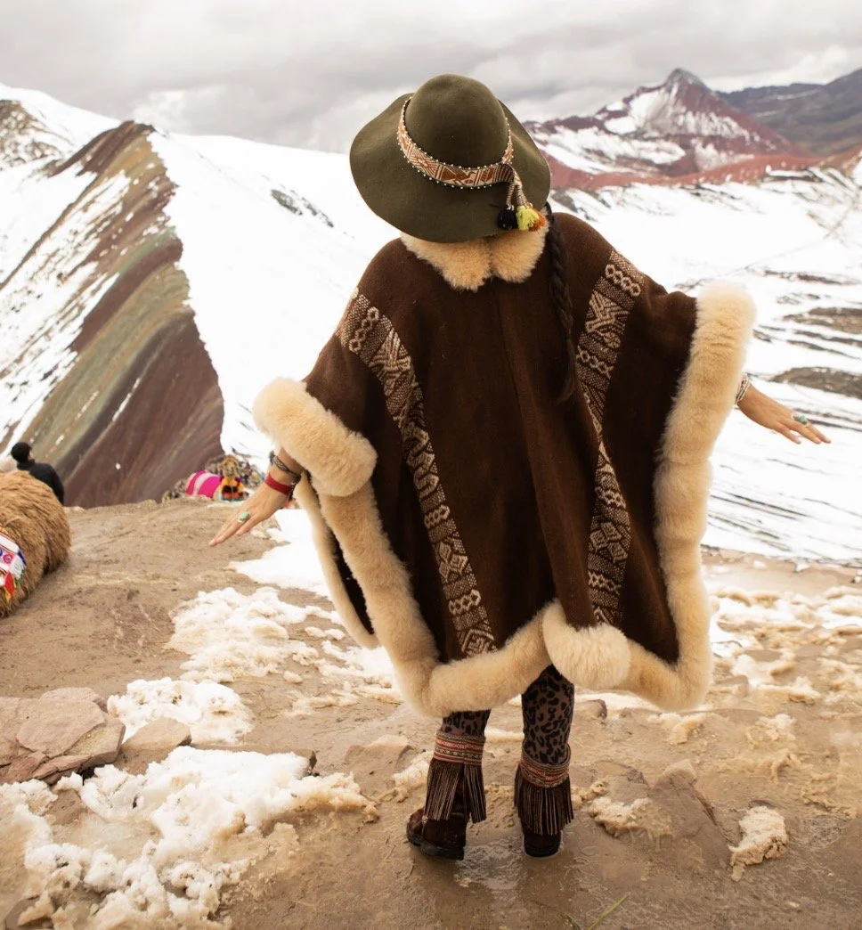 Handwoven Baby Alpaca Cape