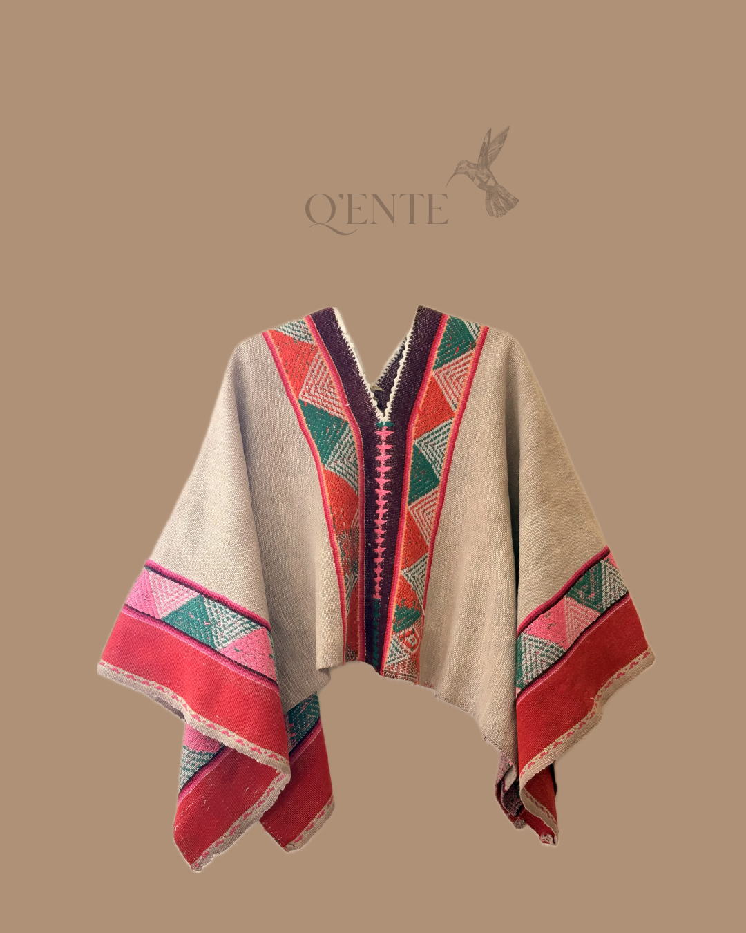 Vintage  Poncho ~ Winikunka