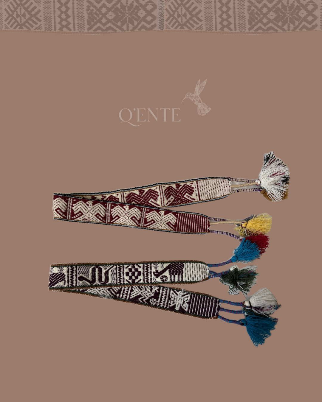 Handwoven Andean Hat bands