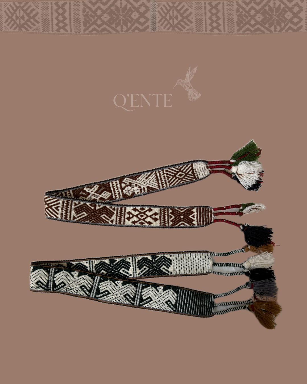 Handwoven Andean Hat Bands