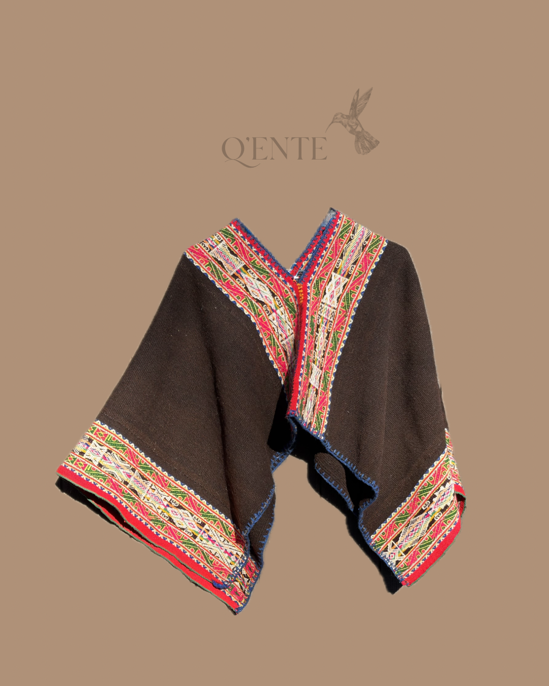 Vintage Poncho ~ Challay