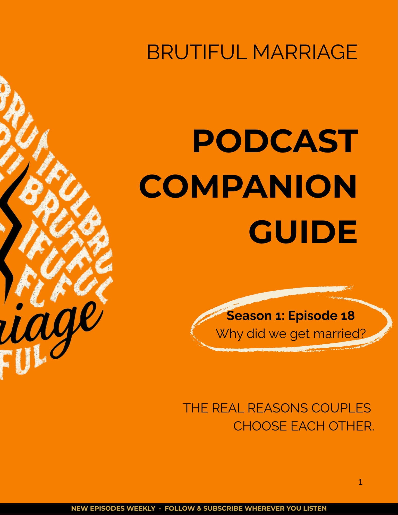 Eps. 18: Why Did We Get Married