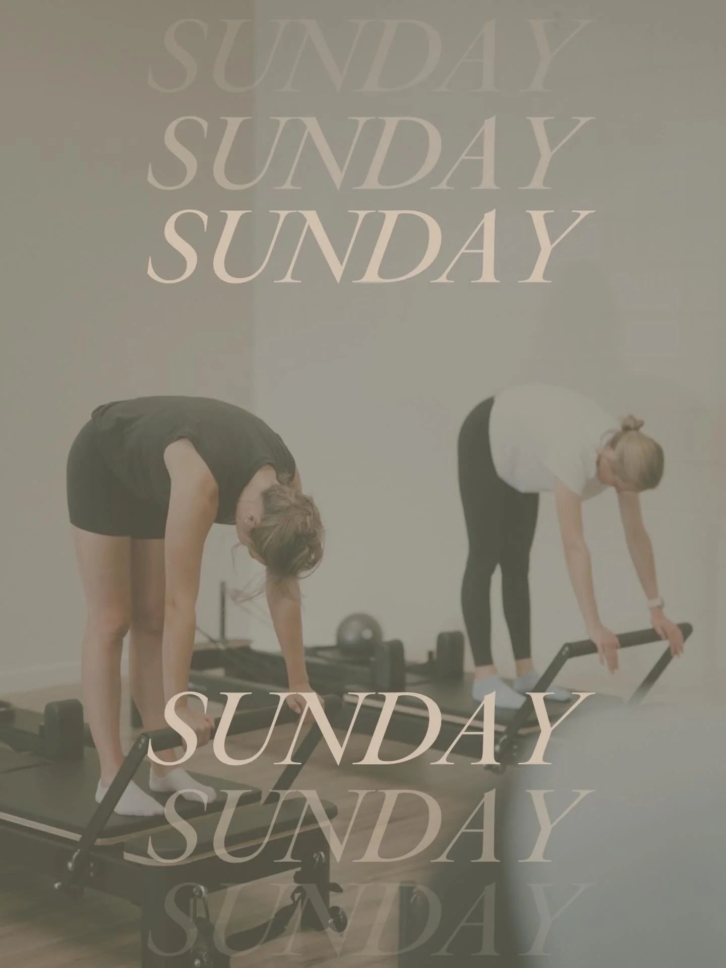 SUNDAY SESH - EXCITING NEWS

Jumpboard reformer is now EVERY Sunday at 9:15am 

👋 Cardio based, low impact, joint-friendly + seriously fun. We guarantee you will be addicted.

🧘  If Jumpboard is not for you - why not try our stretch class at 10:15 