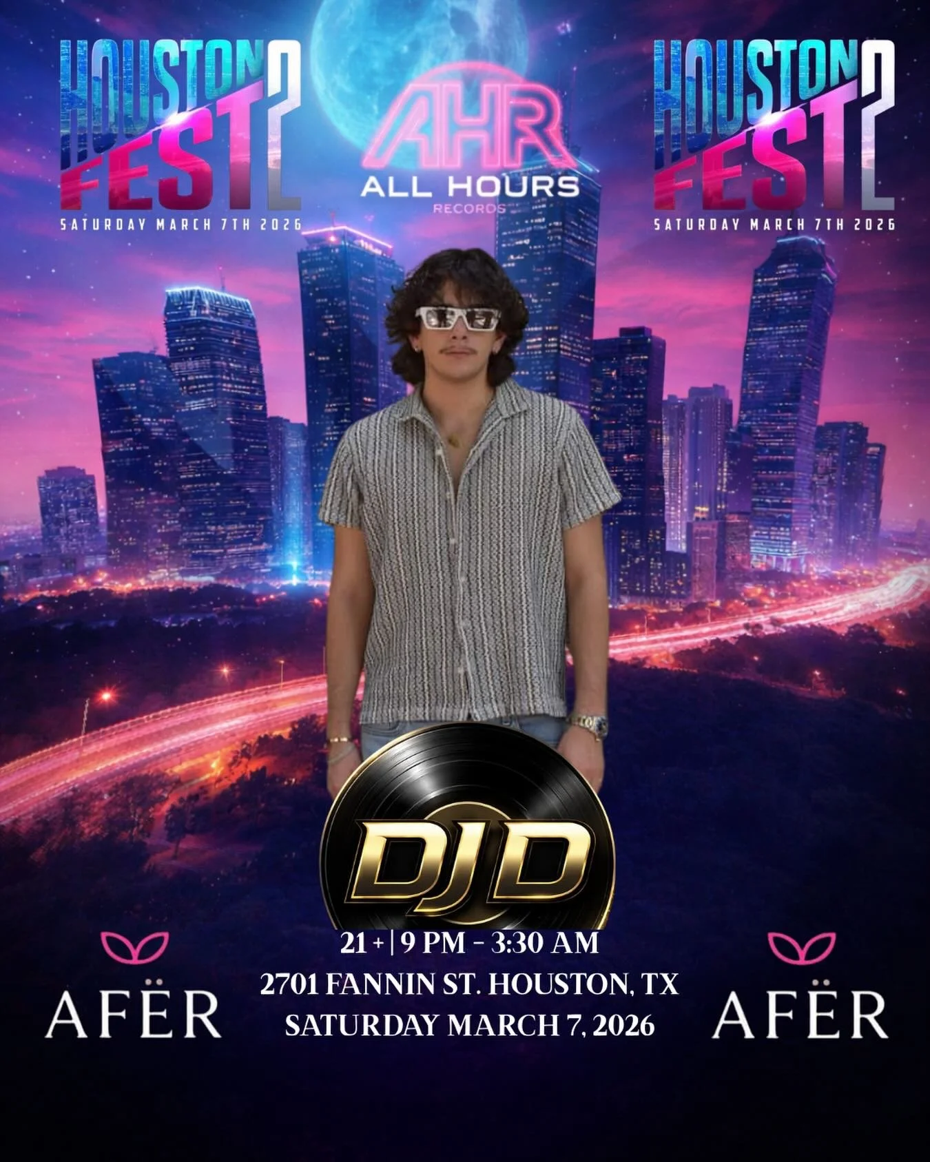 HOUSTONFEST!! 
March 7th
@aferhtx 
Limited tickets for presale get them soon links in my Highlights