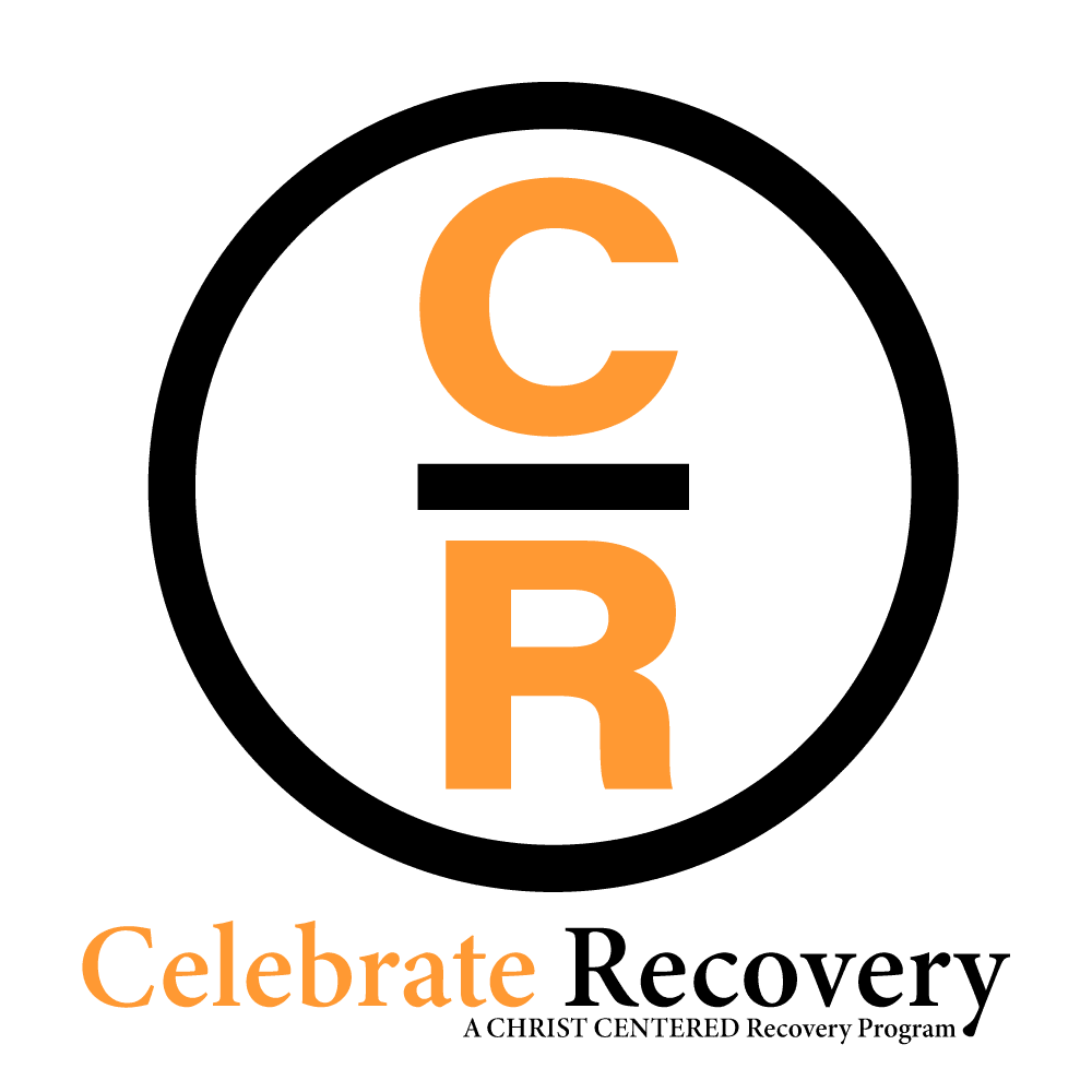 A black background with large orange letters spelling out 'C' and 'R' vertically in the center. Below, the word 'Celebrate' is written in orange.