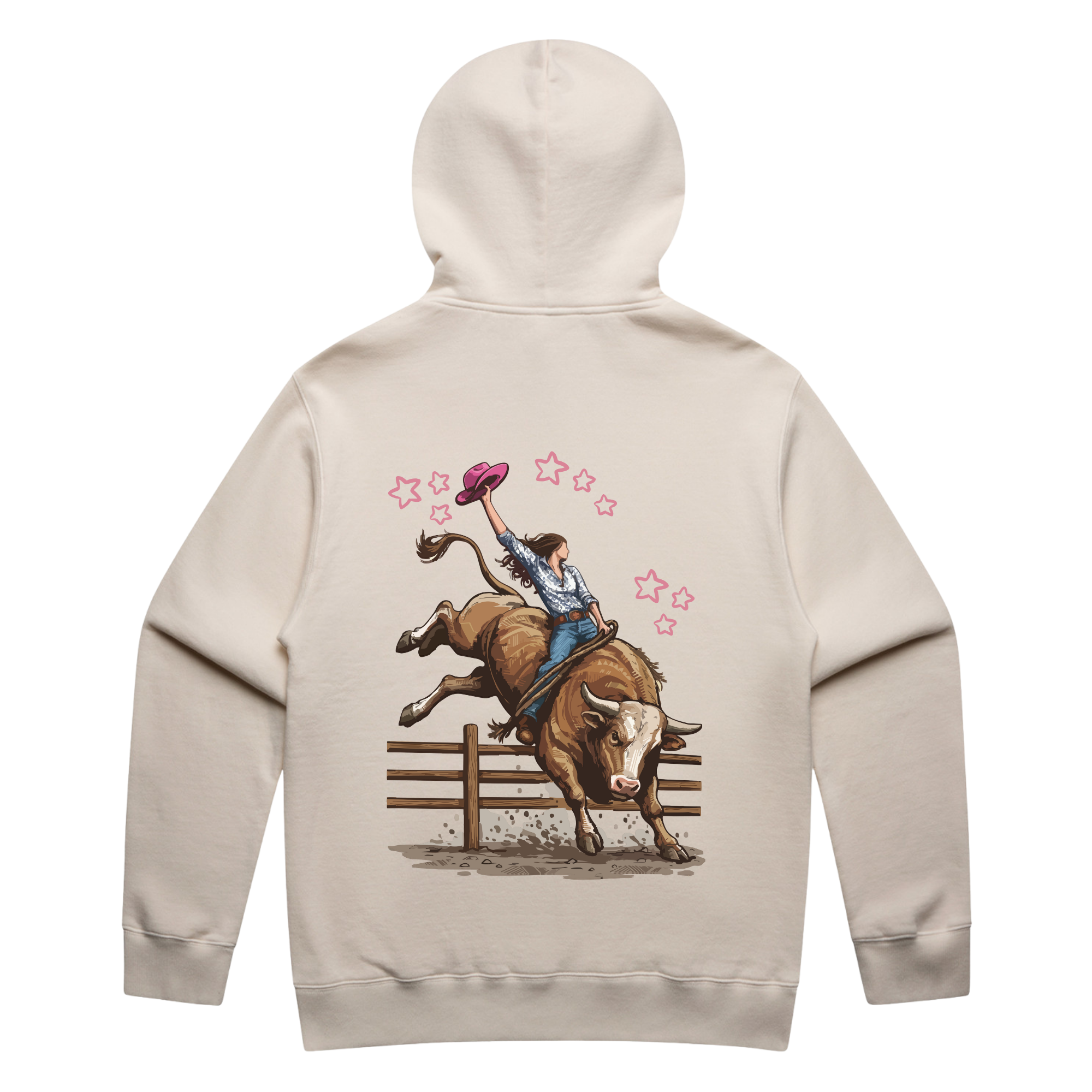 The 'Cowgirl Hoodie' (Ecru)