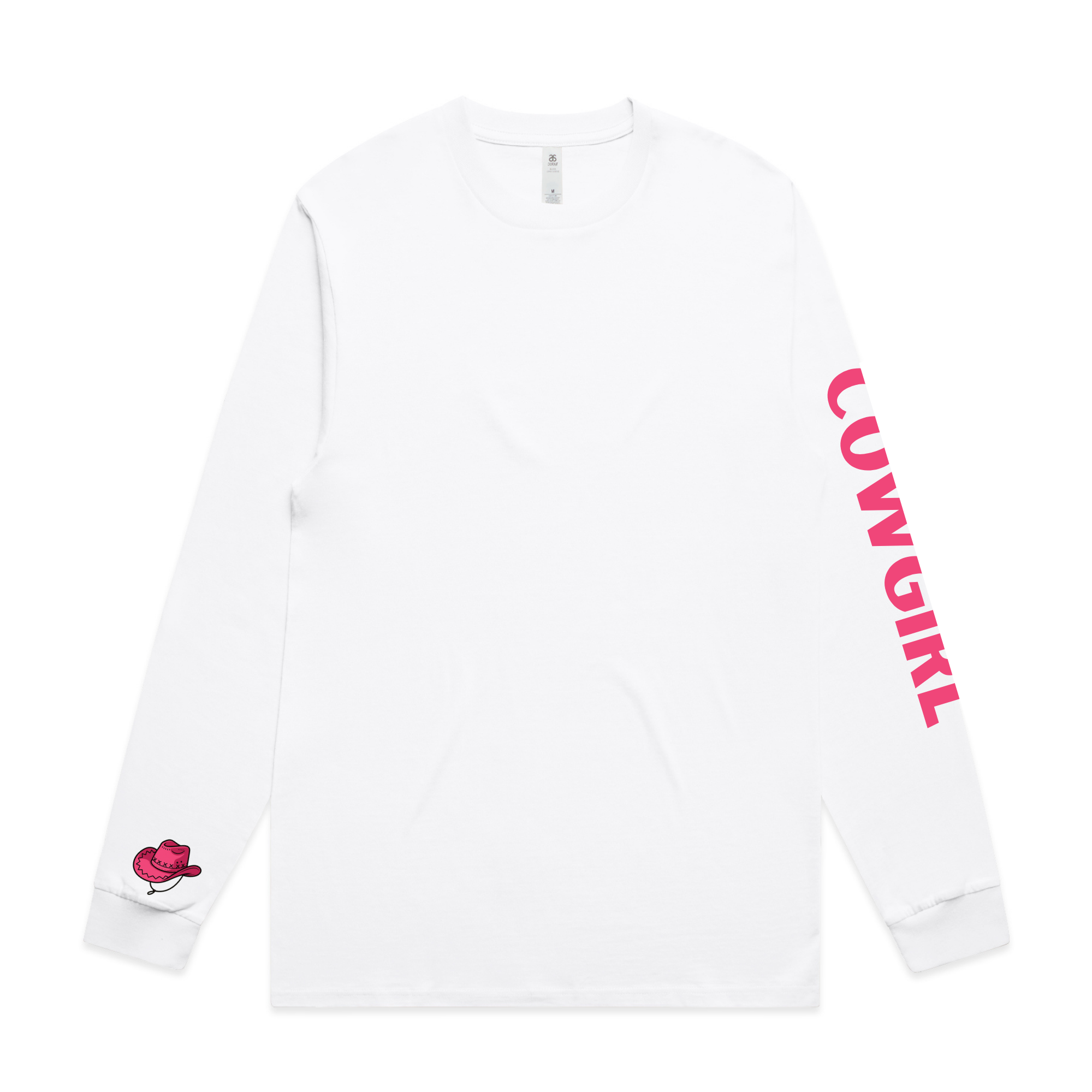 Long Sleeve Cowgirl (White)