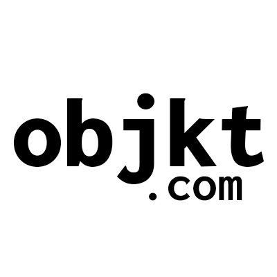 The logo for objkt.com with black text on a white background.