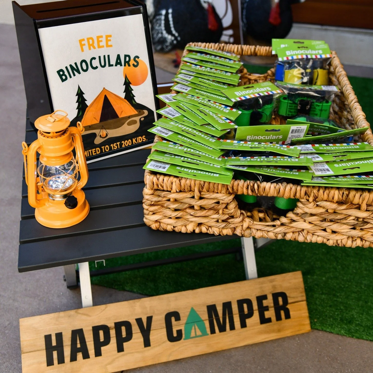 Fun in the Summer Sun Series ⛺🔦🏕 The cutest little campers made their way through the center with a map, learned all about camping, and got some cool gear!