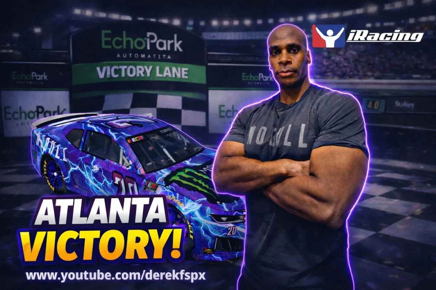 Join me Thursday and Friday night @ 1AM EST on YouTube and Twitch as I prepare for EchoPark Atlanta this weekend! #IRacing #NASCAR #NextGen #EchoPark