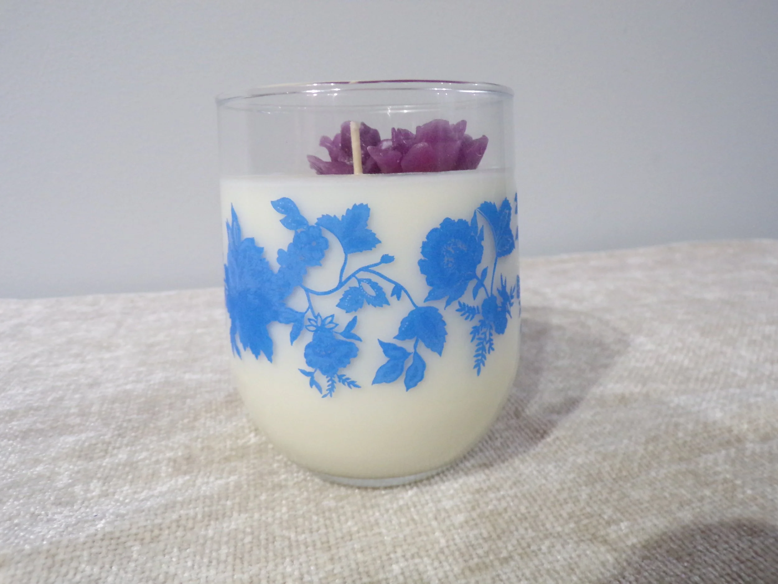 Downy Rose– Reclaimed Vessel Soy Candle