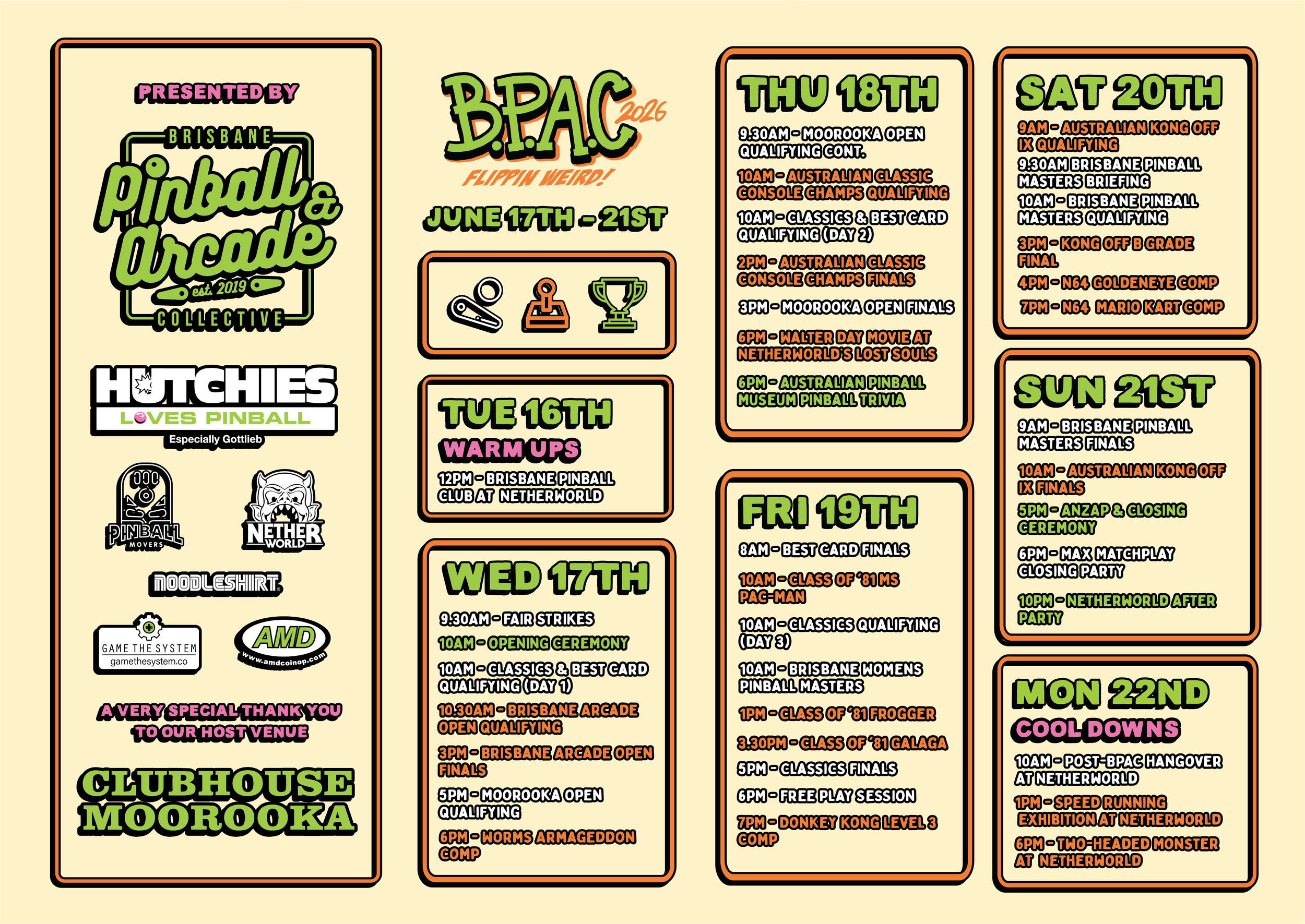 BPAC Event Calendar 2026