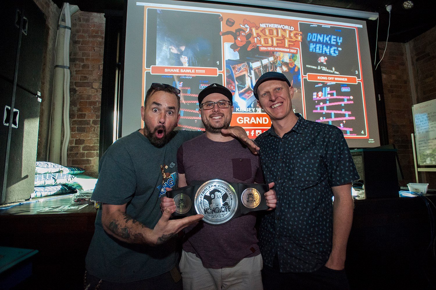 Kong Off 2017 - Richie Knucklez, Winner Shane Sawle & Jimmy Nails.jpg