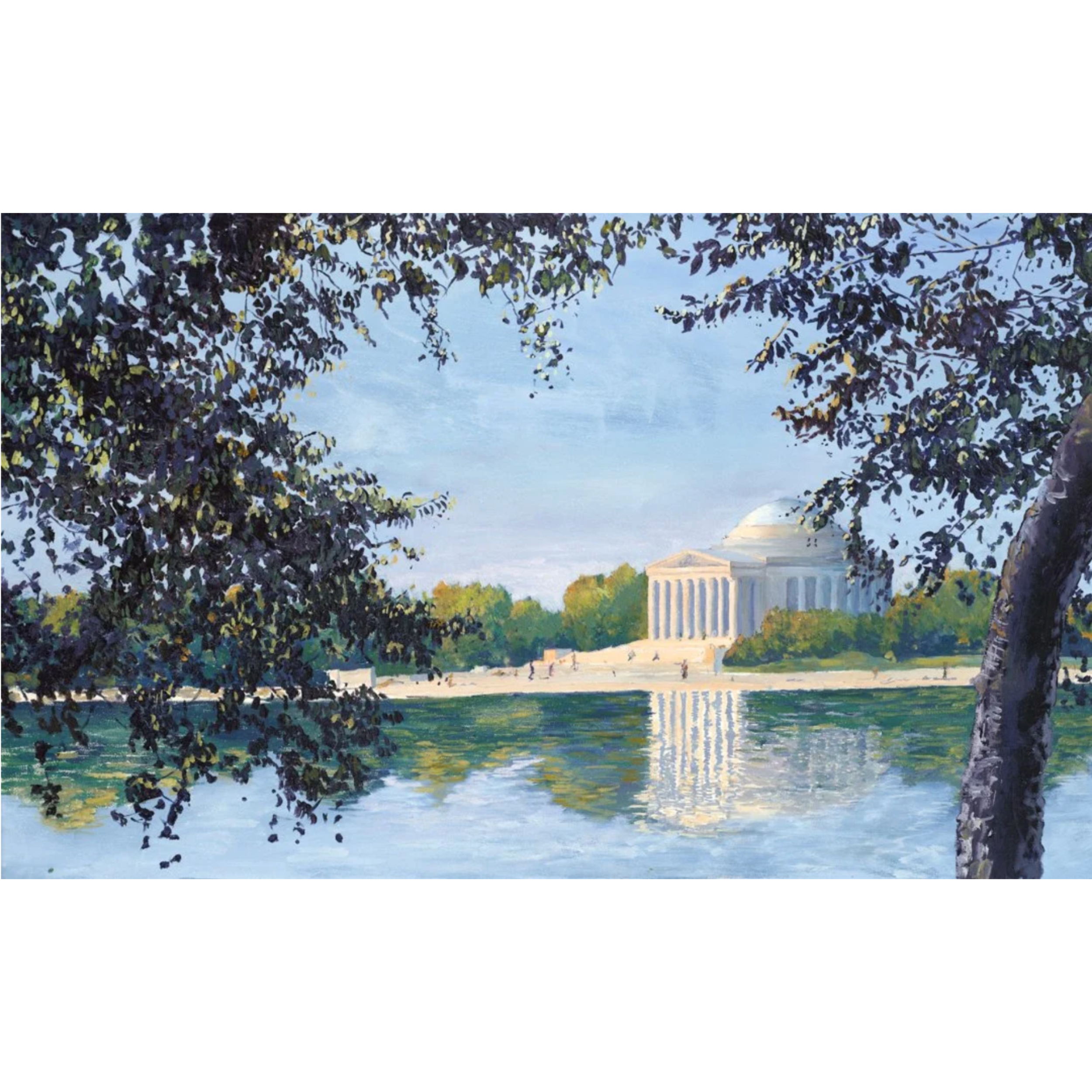 Jefferson Memorial, from the Cherry Trees