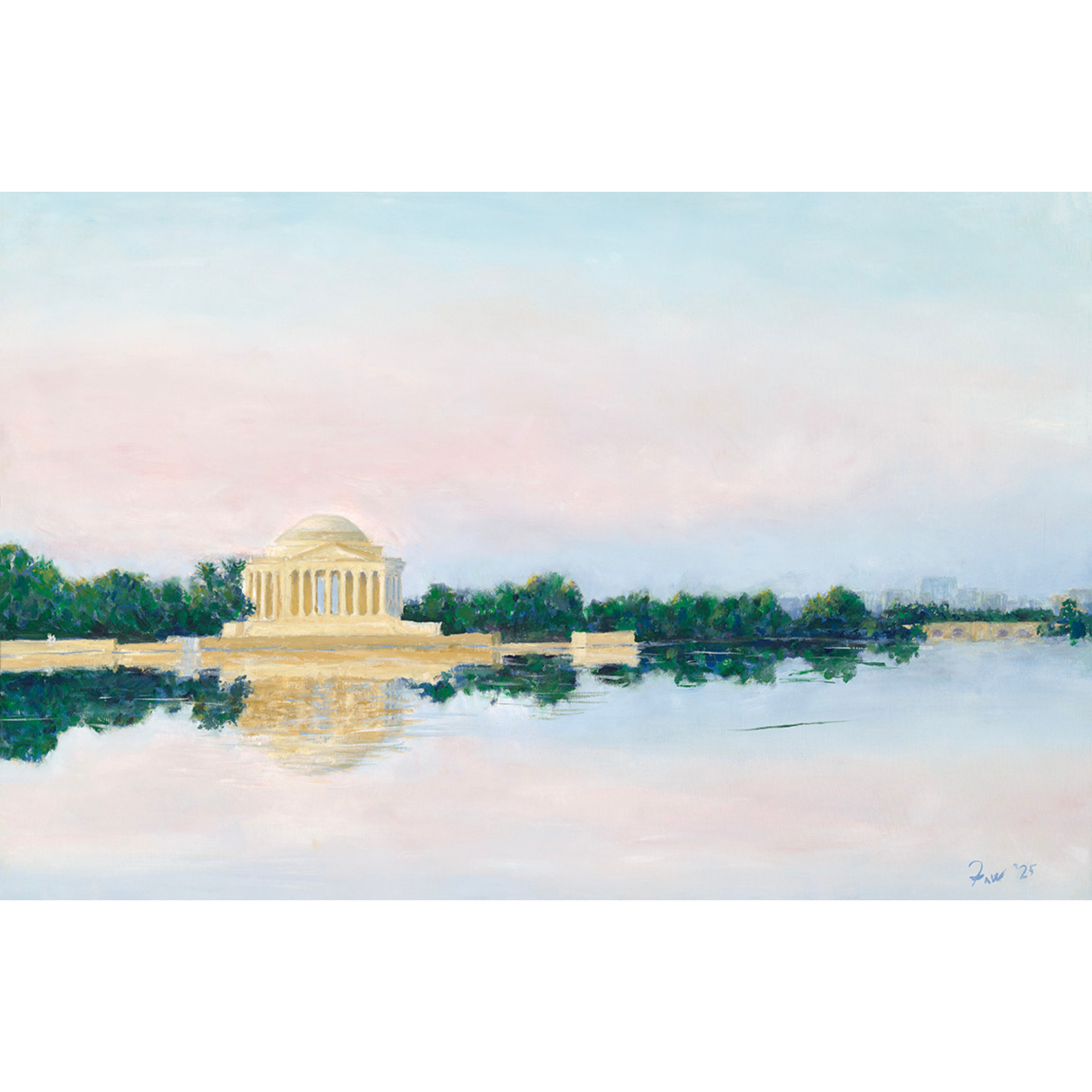 Jefferson Memorial, Morning Light Effect