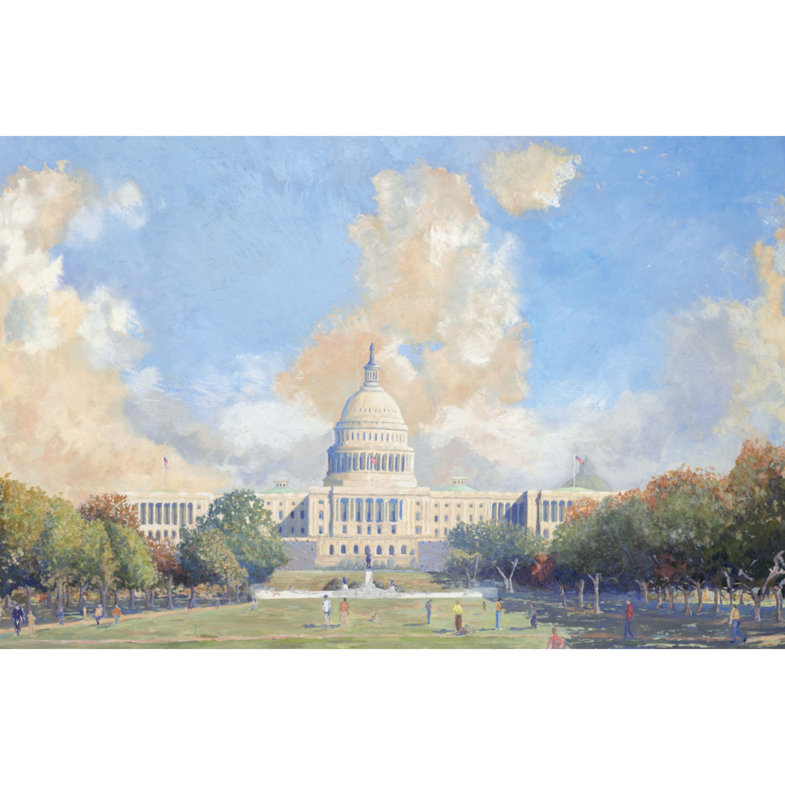 U.S. Capitol, Morning Sun