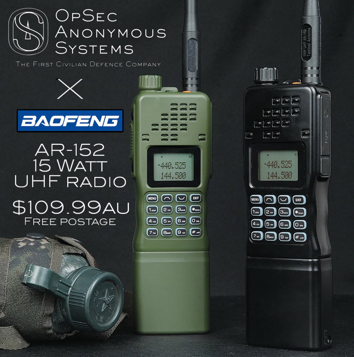 Baofeng AR 152 UHF Radio