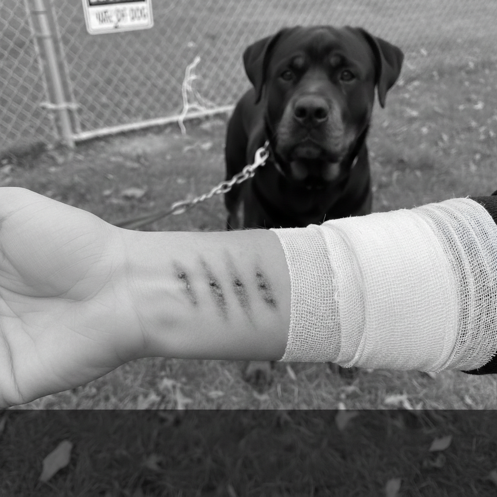 Injury Caused by a Dog Bite