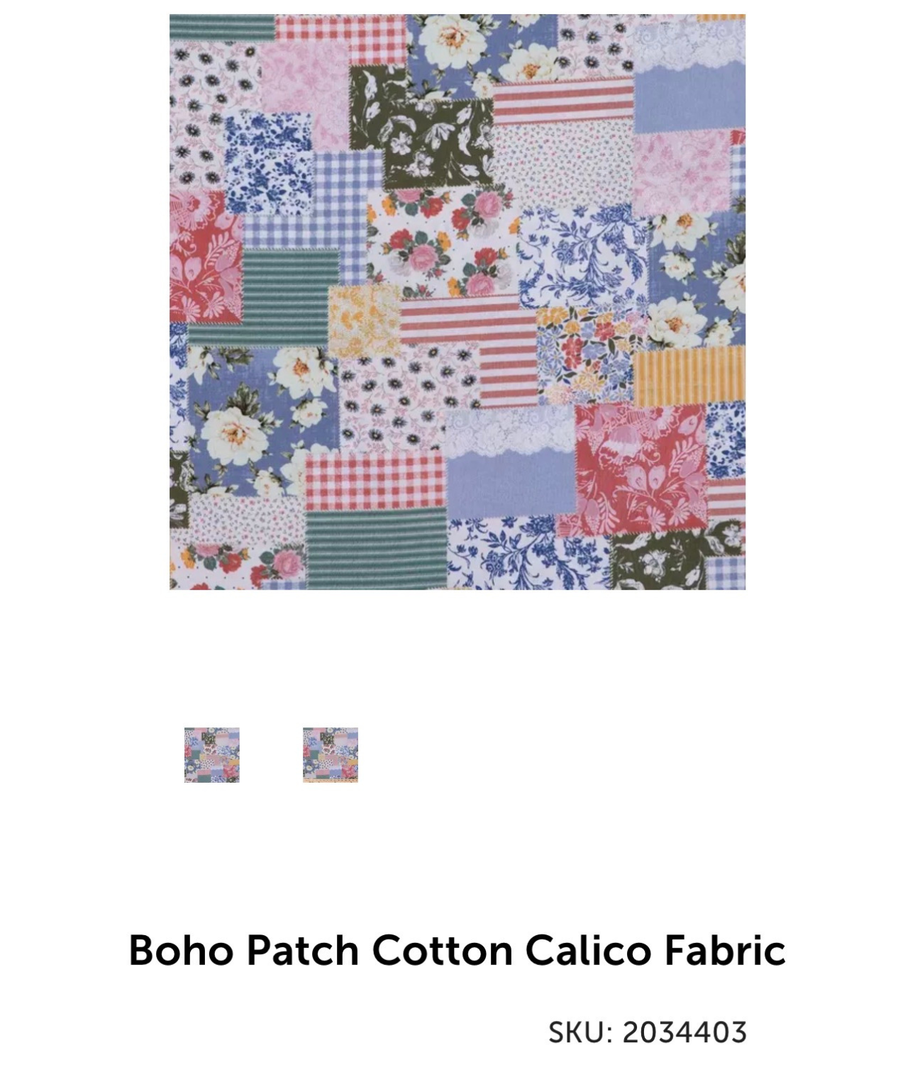 Boho Patch Cotton Calico_2034403