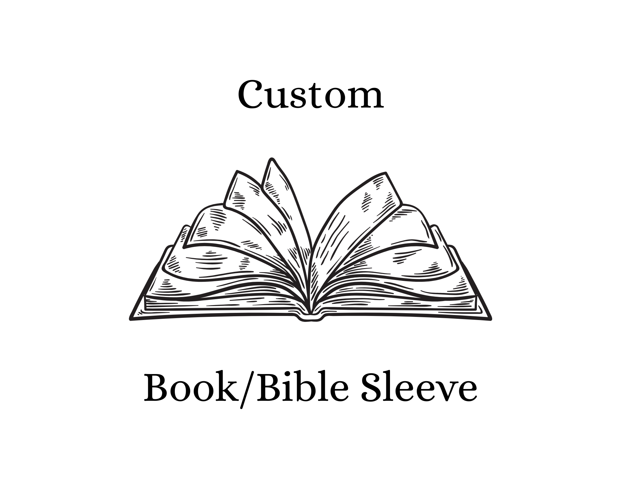 Custom Book/Bible Sleeve
