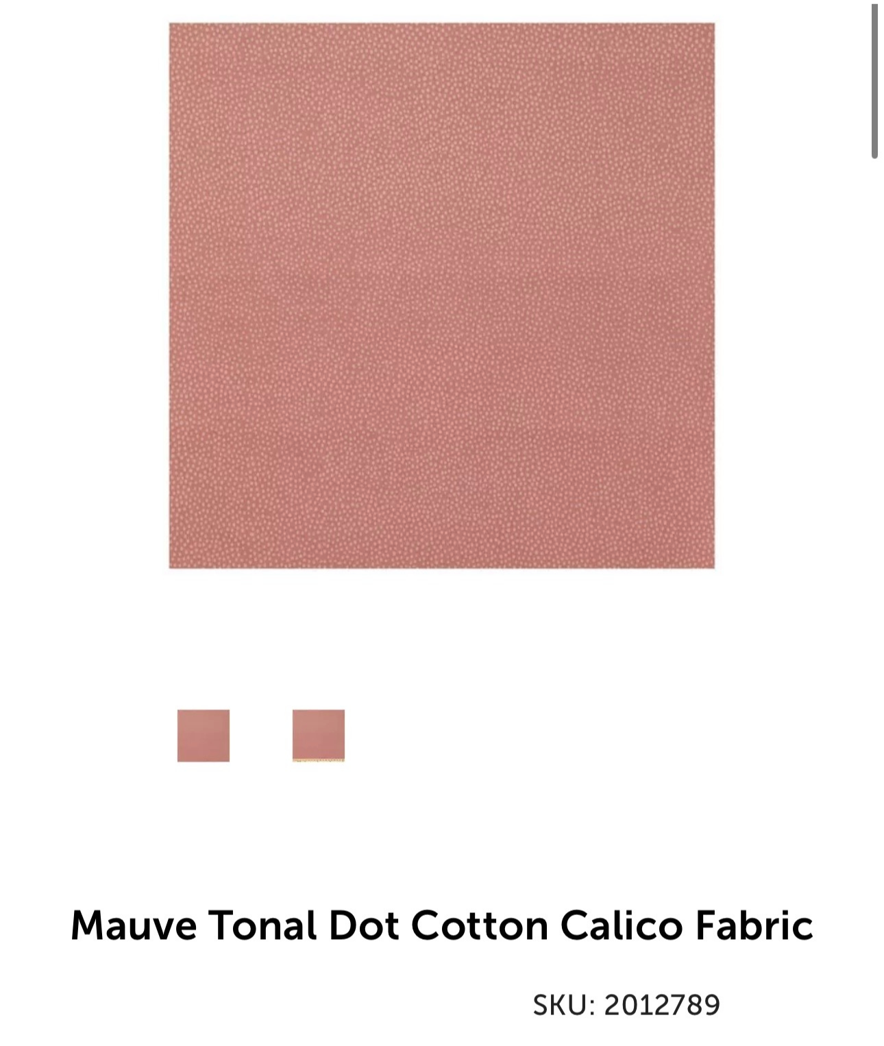 Mauve Tonal Dot Cotton Calico_2012789