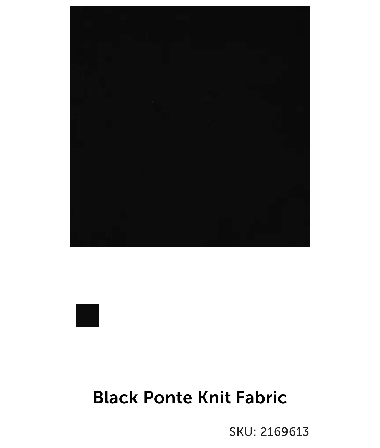 Black Ponte Knit_2169613