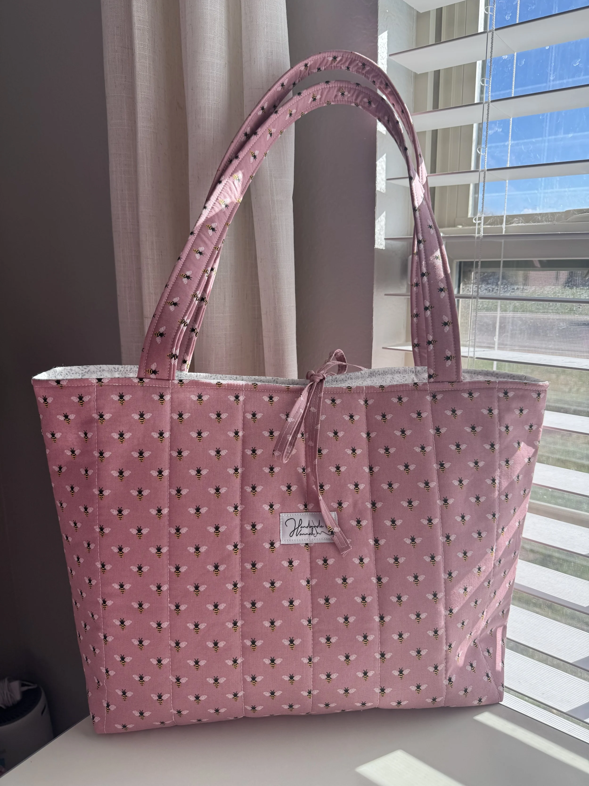 Quilted Tote Bag - Large