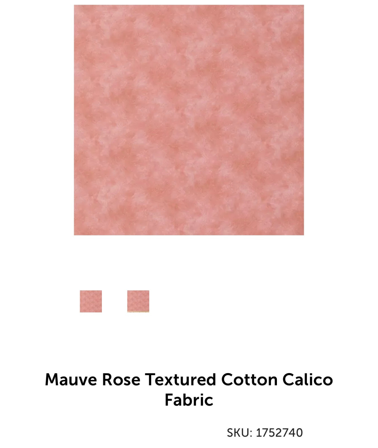 Mauve Rose Textured Cotton Calico_1752740