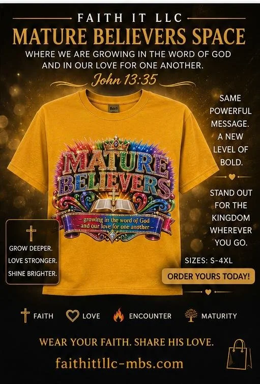 Mature Believers Tee - Gold