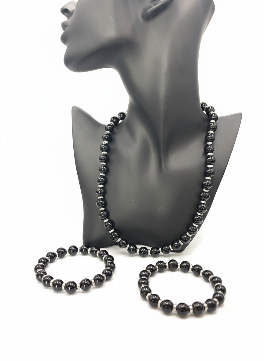 Tourmaline Necklace & Bracelet Set
