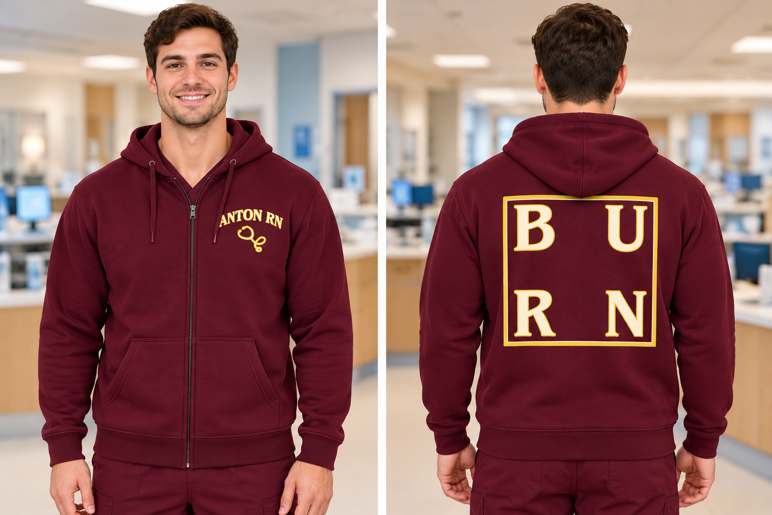 Zip up with purpose, Show up with purpose, Wear with Passion