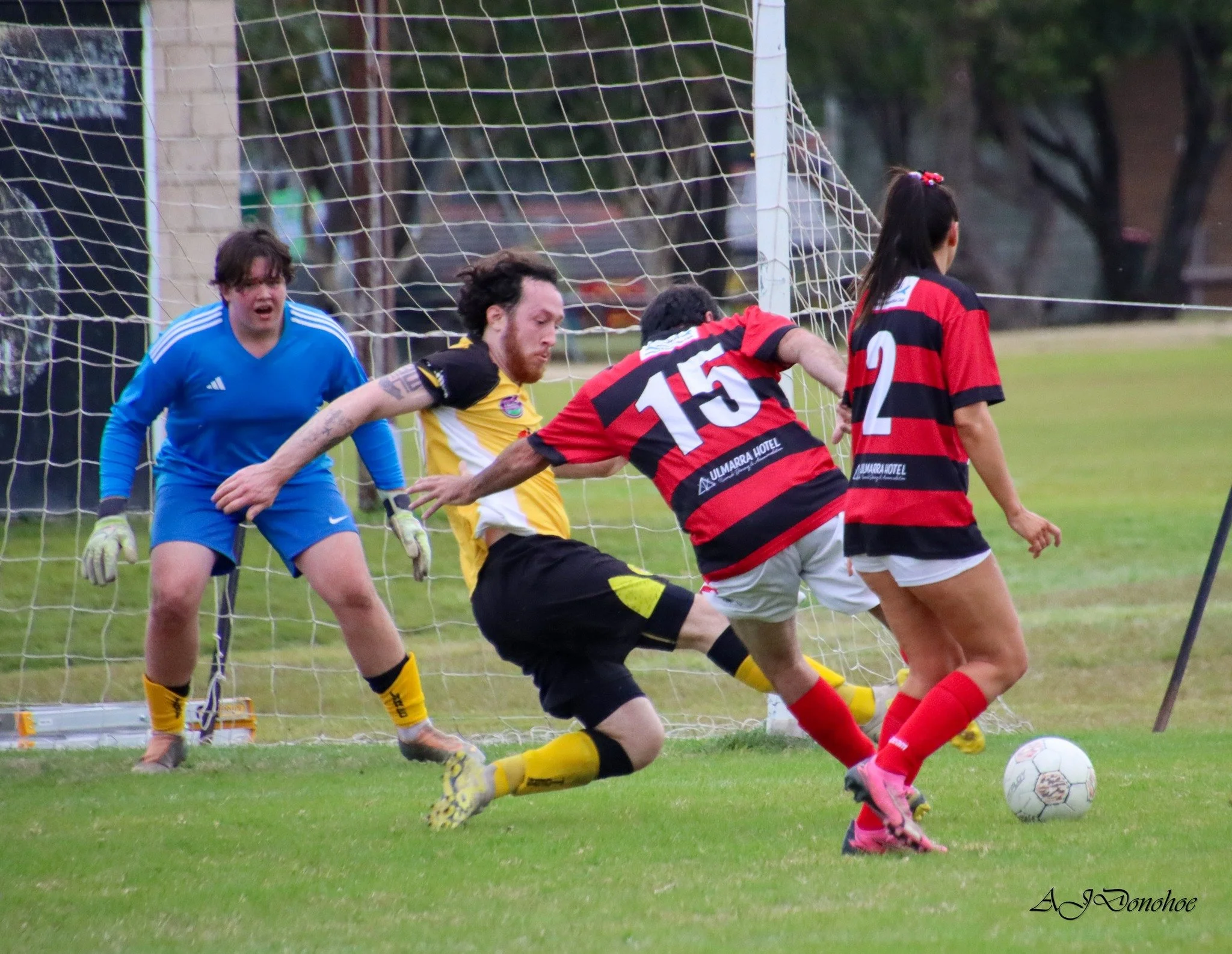 Images via NCF
Yuraygir United vs Westlawn Tigers 
August 2024
Men's 3rd Division
5 - 1 to Yuraygir Bears