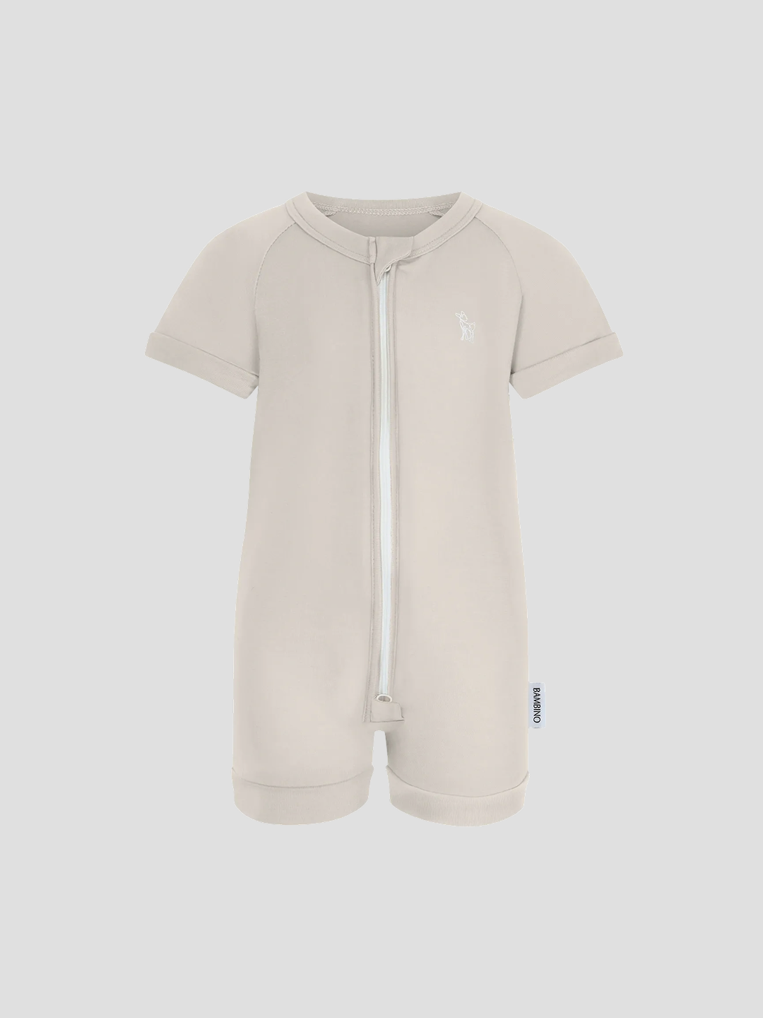 Bamboo Short Zipper Romper