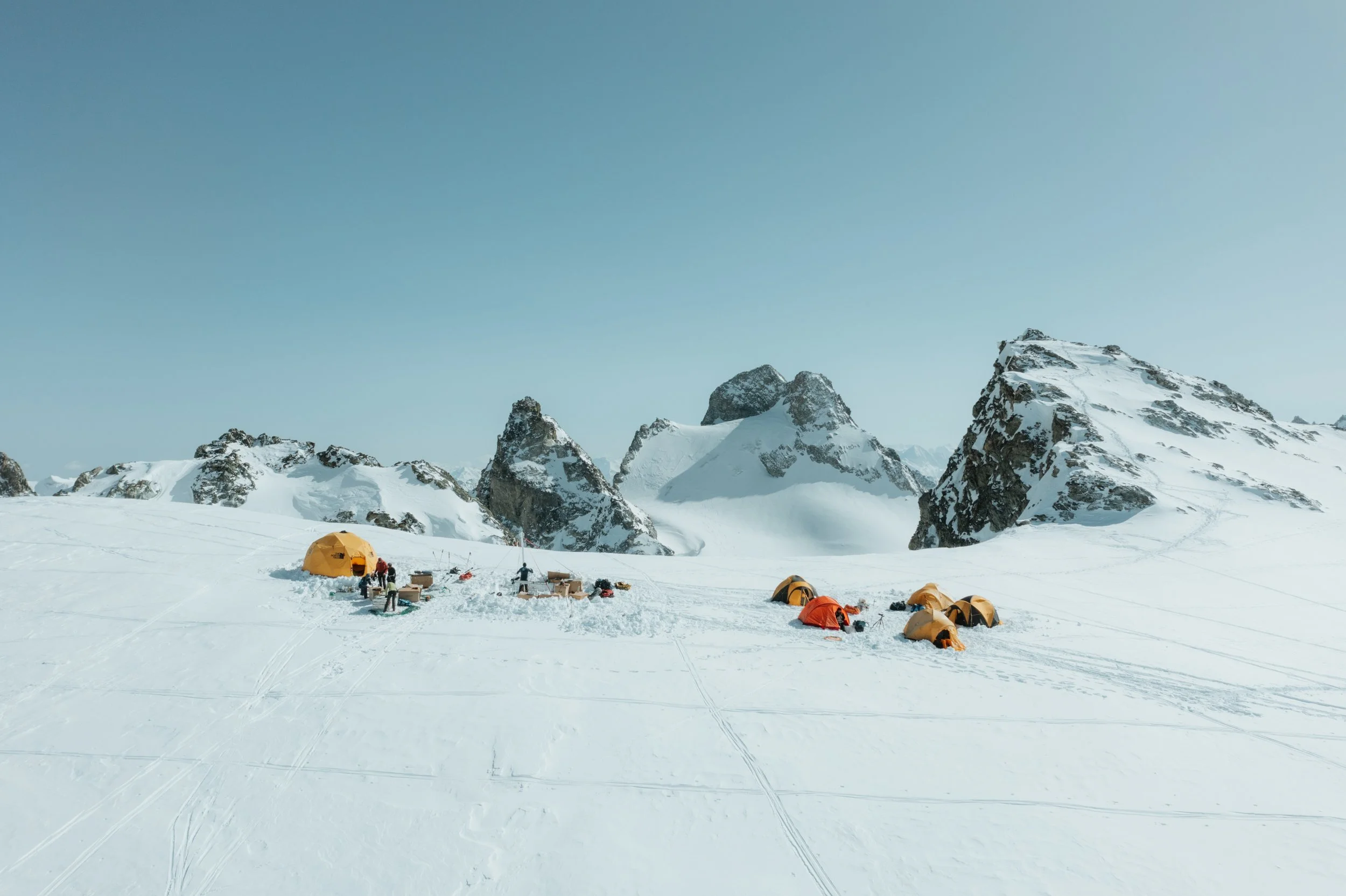 Eiskernbohrung mit Paul Scherrer Institut | April 2024 | Mont Collon