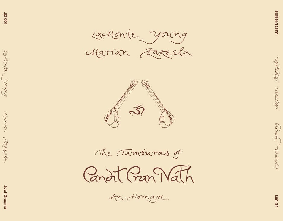 ॐ Tamburas of Pandit Pran Nath ॐ 

Kirana Eastでは、ラーガを学ぶすべての人に、練習のお供としてアルバム『The Tamburas of Pandit Pran Nath』をおすすめしています。これはTerry Rileyの兄弟・姉妹弟子であったLa Monte YoungとMarian Zazeelaによるタンブーラの録音作品です。

タンブーラは、長いネックに共鳴胴としての瓢箪を取り付けたシンプルな構造で、ドローンを響かせることに特化した楽器です。