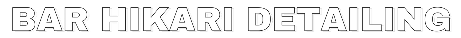 Bar Hikari Detailing 