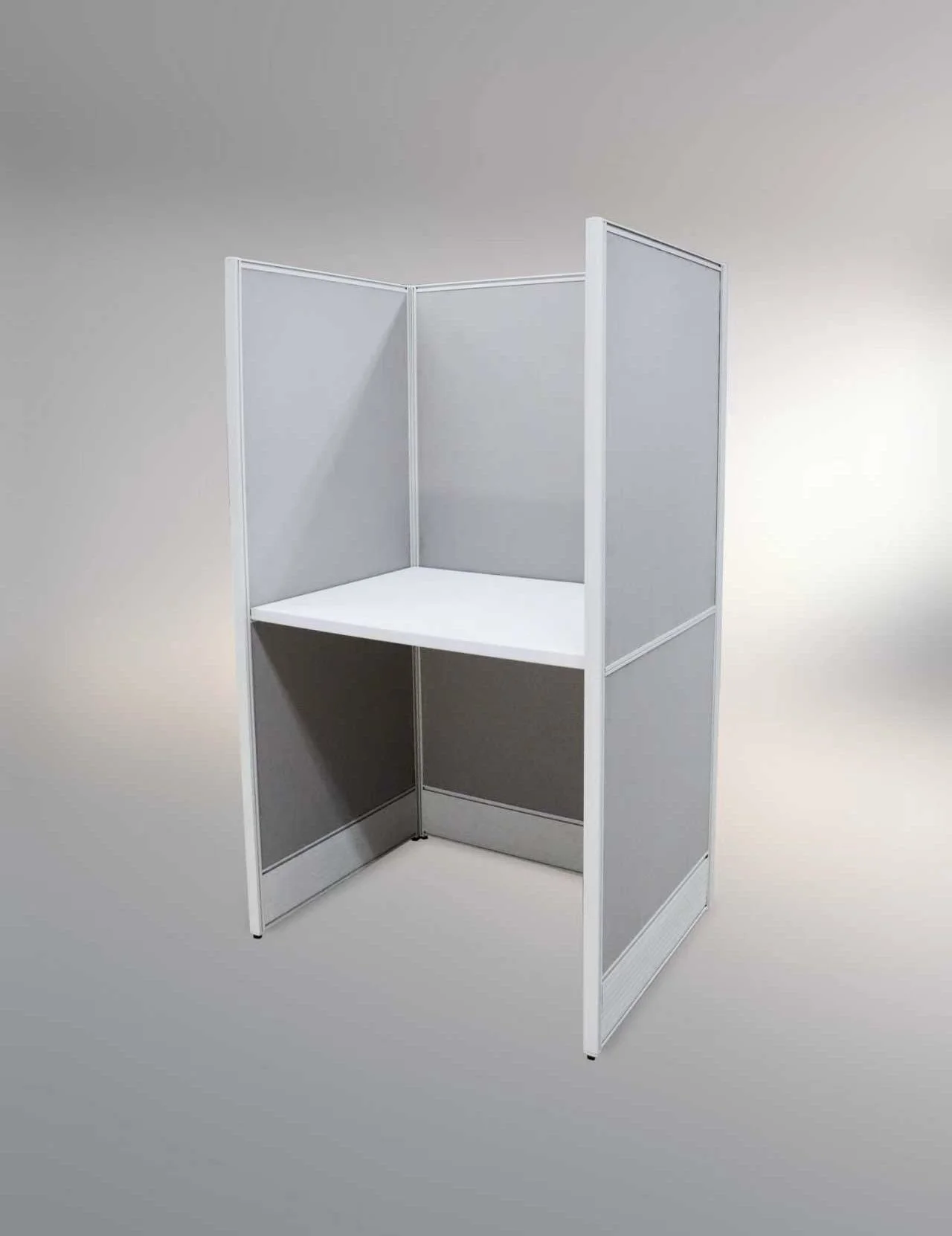 VARILINE - Office cubicles Hinge type [Square] White