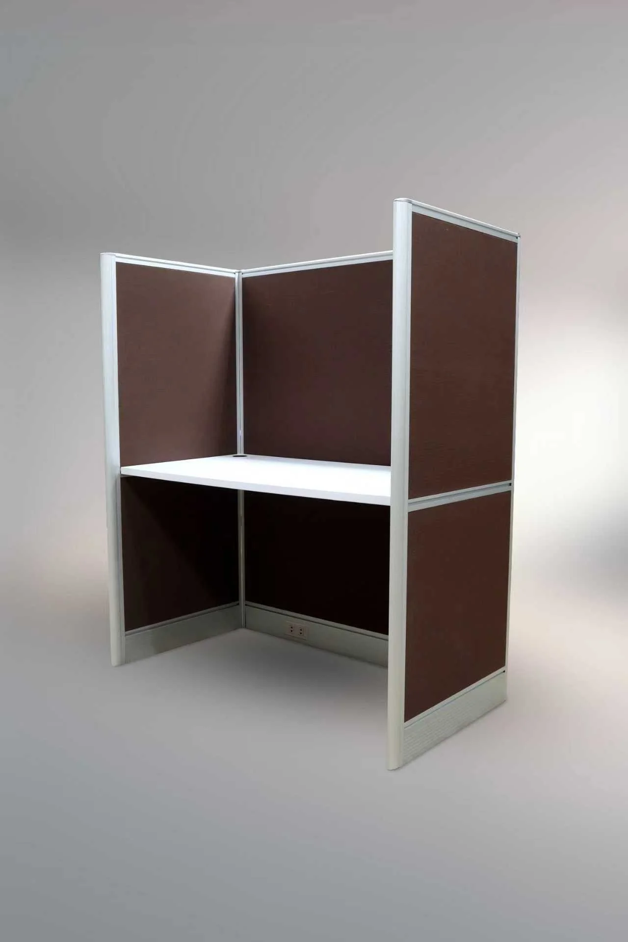 SNAPLINE - Office cubicles CAP type [Curve] Silver