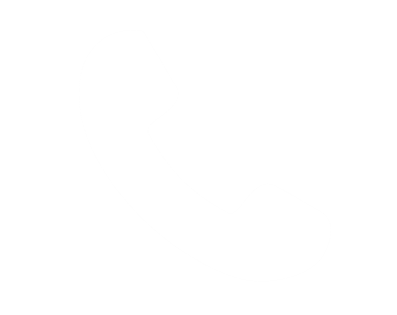 Icon of a white telephone receiver on a black background.