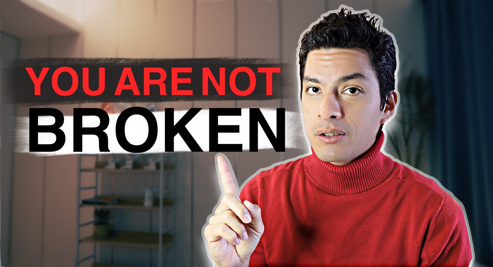 angelo shares about depression and says you are not broken