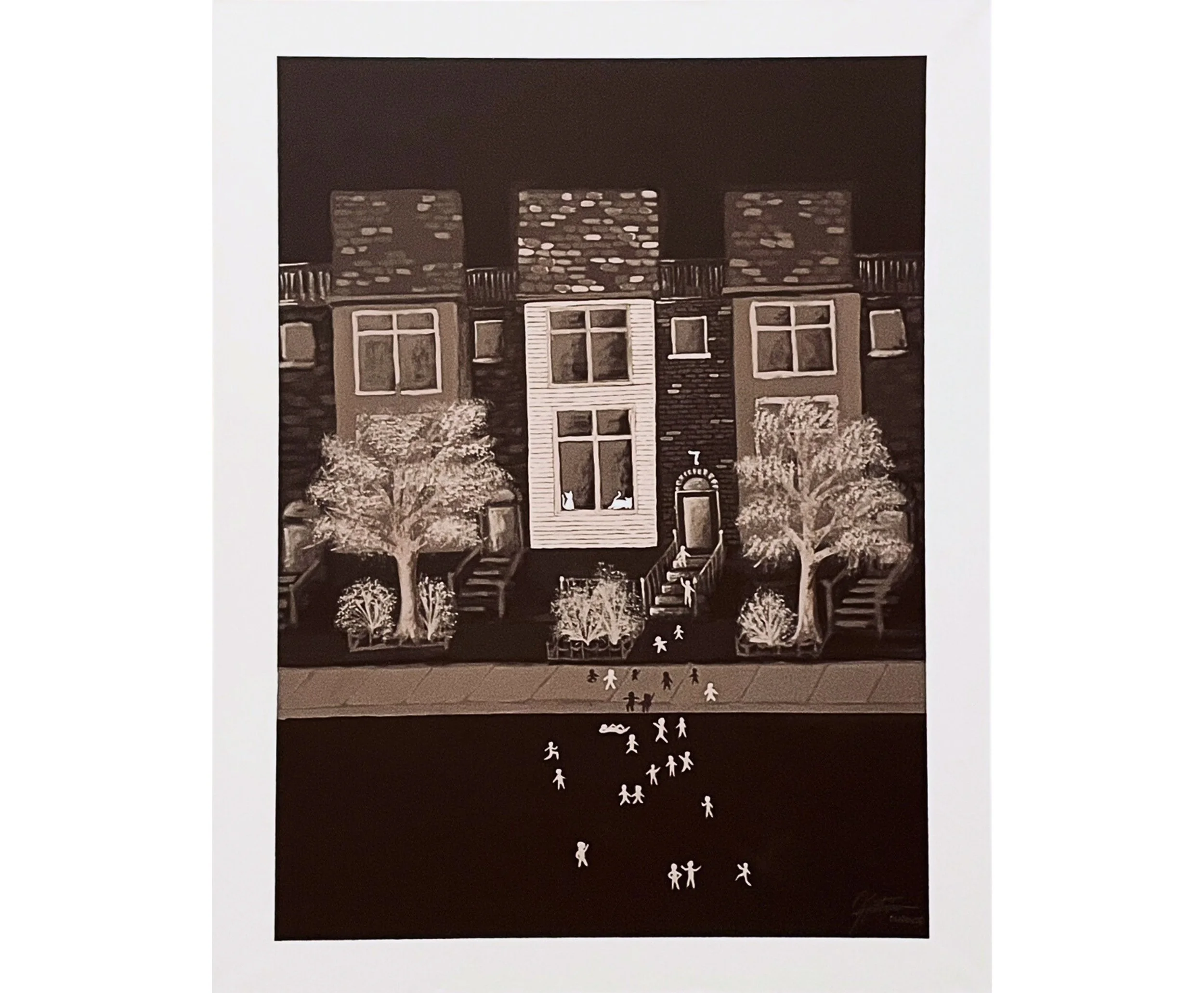 7 Mitchell Avenue (2025), Acrylic paint on canvas | 100cm x 140cm