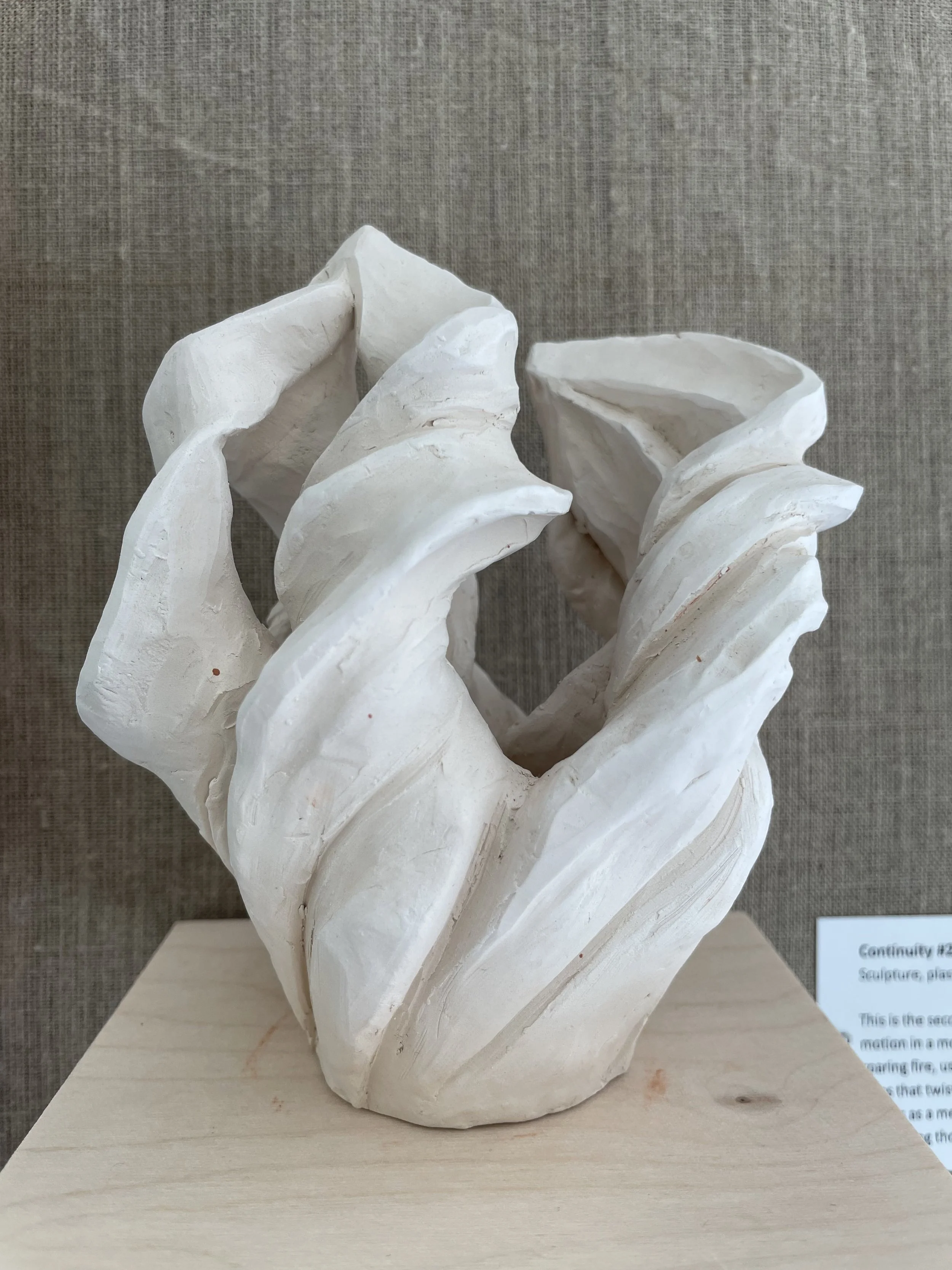 Continuity #2, Sculpture, plaster | 13cm x 12cm x 14cm