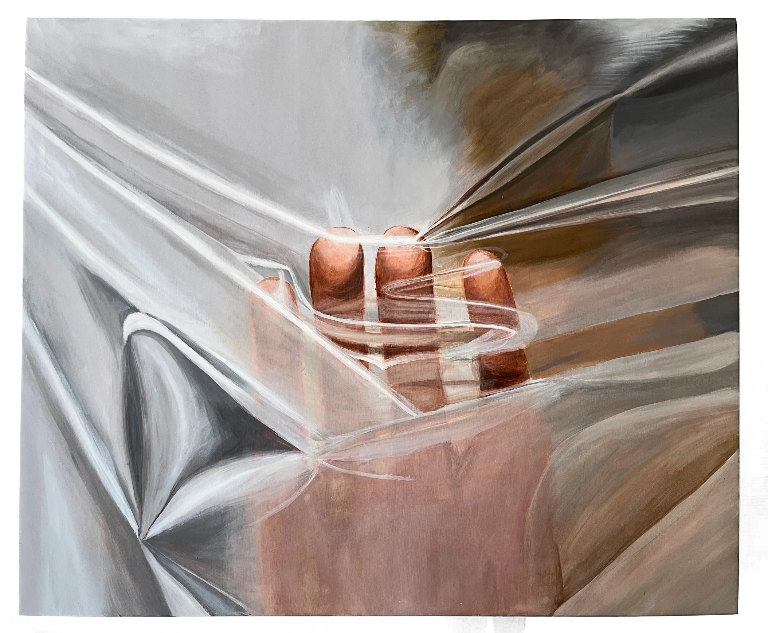 Breakthrough (2023), Acrylic paint on canvas | 120cm x 100cm