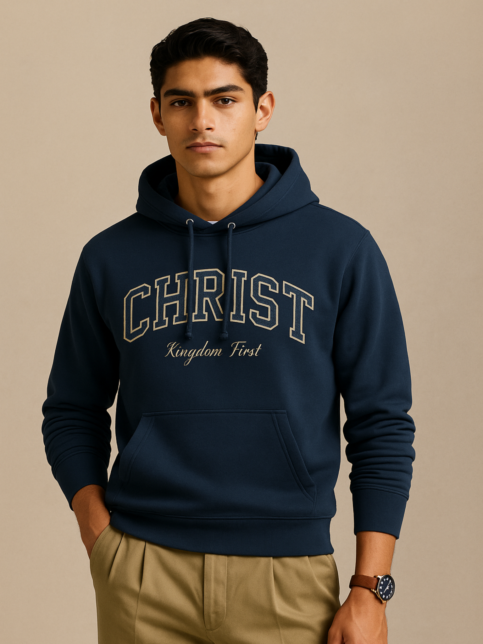 Kingdom first hoodie - Navy